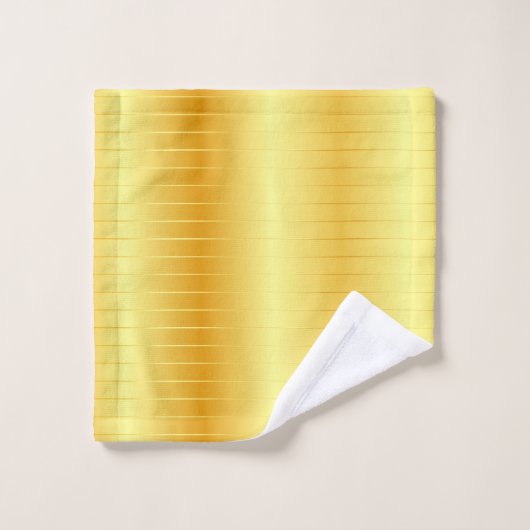 Monogram Gold Look Elegante Moderne Vorlage Waschlappen (Waschlappen)