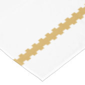 Monogram Gold Pointsettia Holiday Tableclout Tischdecke (Schrägansicht)