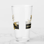Monogram Gold Silhouette Flying Encks Glas (Rechts)