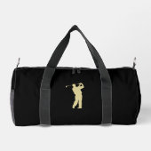 Monogram Gold Silhouette Golfer Duffle Bag (Rückseite)