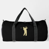 Monogram Gold Silhouette Golfer Duffle Bag (Rückseite)