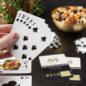 Monogram Gold Silhouette Wyoming Spielkarten (In Situ)