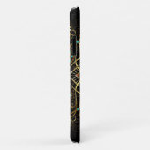 Monogram Gold Turquiose Red Mandala Jewel Case-Mate iPhone Hülle (Hinten/Rechts)