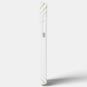 Monogram Golden Filigree Christmas Tree Case-Mate iPhone Hülle (Rückseite / Links)