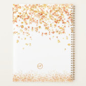 Monogram Golden Glitzern Planner Planer (Rückseite)