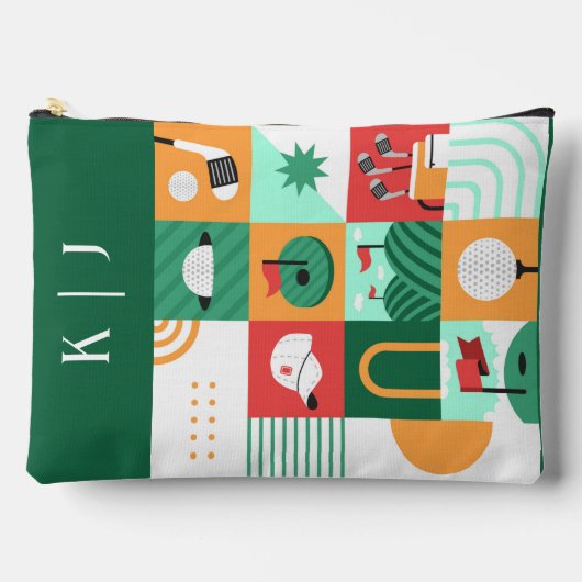 Monogram Golf Accessory Pouch Zubehörtasche (Vorderseite)