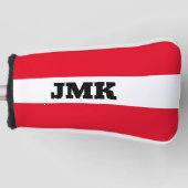 Monogram Golf Blade Putter Cover Golf Headcover (Vorderseite)