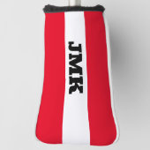 Monogram Golf Blade Putter Cover Headcover (Rotieren 90)