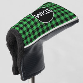 Monogram Golf Blade Putter Head Cover - Green Headcover