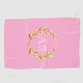 Monogram Golf Handtuch (Horizontal)