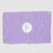 Monogram Golf Handtuch mit Name und Anfangsbuchsta (Horizontal)