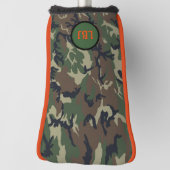Monogram Golf Head Cover Camouflage Personalisiere Golf Headcover (Rotieren 90)