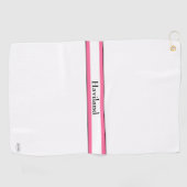 Monogram Golf Towel HAMbWG Golfhandtuch (Horizontal)
