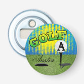 Monogram Golfing Flaschenöffner (Vorderseite)