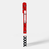 Monogram Golfmuster rot Case-Mate iPhone Hülle (Rückseite / Links)