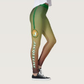 MONOGRAM GRADIENT GREEN mit dem Namen Ombre Leggings (Rechts)