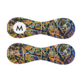 Monogram Graffiti Background Baseball (Paneele)