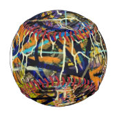 Monogram Graffiti Background Baseball (Vorderseite)