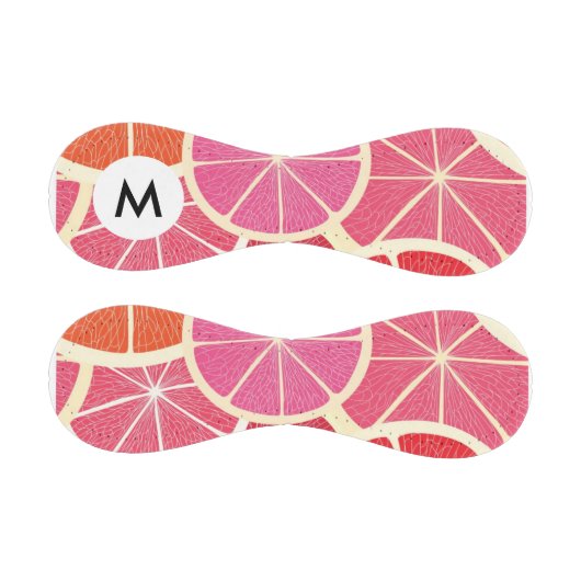Monogram Grapefruit Vintag Hintergrund Baseball (Paneele)