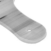 Monogram Graue Imitate Butcher Block Wood | DIY Te Schneidebrett (Ecke)