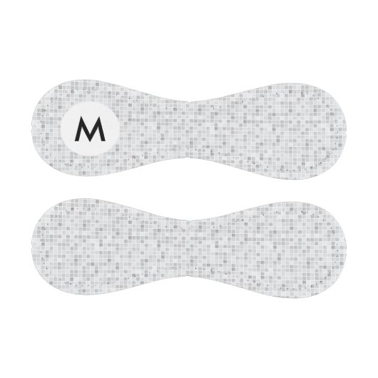 Monogram Gray Tiles Pattern Baseball (Paneele)