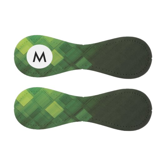 Monogram Green abstrakt Technology Design Baseball (Paneele)