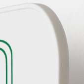 Monogram Green Bow Pickleball Paddle (Linke Seite)