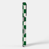 Monogram Green Creme Checkered Pattern Case-Mate iPhone Hülle (Rückseite / Rechts)