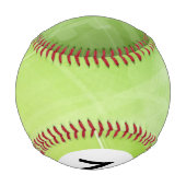 Monogram Green Light Design im Hi-Tech-Stil Baseball (Rückseite)