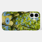 Monogram Green Tree Crown Foto mit blauem Himmel - Case-Mate iPhone Hülle (Rückseite (Horizontal))