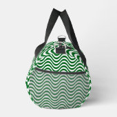 Monogram Green & White Stripes Psychedelic SM Duffle Bag (Rechts)