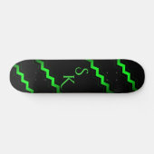 Monogram Green Zag Accent Skateboard (Horizontal)