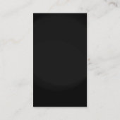 Monogram Grey Black Consultant-Visitenkarte Visitenkarte (Rückseite)