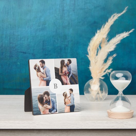 Monogram Grid Collage Foto Fotoplatte (InSitu)