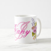 Monogram Gulst Coast Wildblume Tasse (VorderseiteRechts)