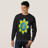 Monogram H  Colorful Flower Sweatshirt (Vorne ganz)