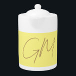 Monogram Handwriting Initials Beruflich Modern<br><div class="desc">Sauberes und frisches,  modernes Berufliches,  einfaches Design.</div>