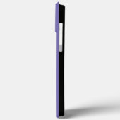 Monogram Handy Case HAMbyWG - Black & lila (Rückseite / Links)