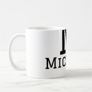 Monogram Hauptstadt masculine fügen Sie Namen einf Kaffeetasse