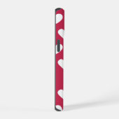 Monogram Hearts iPhone / iPad Hülle iPhone 15 Hülle (Rechte Seite)