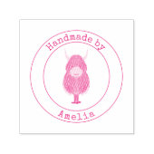 Monogram Highland Cow Handmade by Permastempel (Design)