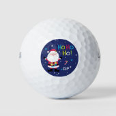 Monogram Ho Ho Ho Weihnachten Weihnachten Weihnach Golfball (Vorderseite)