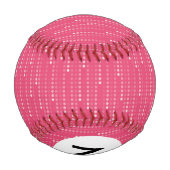 Monogram Honeysuckle Hintergrund Baseball (Rückseite)