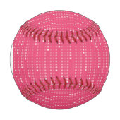 Monogram Honeysuckle Hintergrund Baseball (Vorderseite)