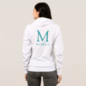 Monogram Hoodie (Schwarz voll)
