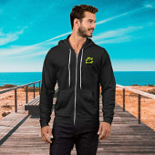 Monogram Hoodie mit Urban Retro Comic Design