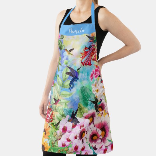Monogram Humming Birnen mit Blume Schürze (InSitu)