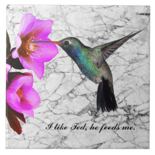 MONOGRAM HUMMINGBIRD FLIESE