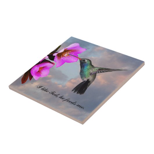 MONOGRAM HUMMINGBIRD FLIESE (Seite)