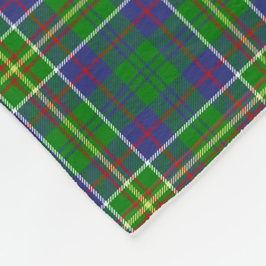 Monogram Hunter Tartan Fleecedecke (Ecke)